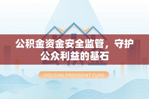 柳东公积金资金安全监管，守护公众利益的基石