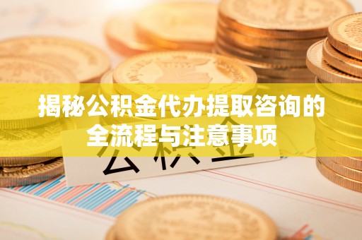 柳东揭秘公积金代办提取咨询的全流程与注意事项